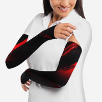 Boomer Generation Arm Sleeves with Skull Crossbones and Grunge Streak Pattern