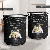 Funny Workplace Meme Office Humor Manager Laundry Basket Employee Job Joke Worked to Death