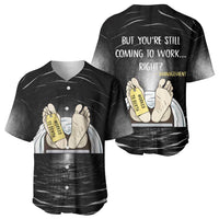 Funny Workplace Meme Office Humor Manager Baseball Jersey Employee Job Joke Worked to Death