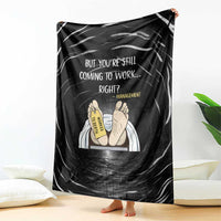 Funny Workplace Meme Office Humor Manager Blanket Employee Job Joke Worked to Death