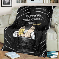 Funny Workplace Meme Office Humor Manager Blanket Employee Job Joke Worked to Death