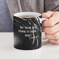 Funny Workplace Meme Office Humor Manager Ceramic Mug Employee Job Joke Worked to Death