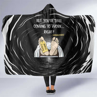 Funny Workplace Meme Office Humor Manager Hooded Blanket Employee Job Joke Worked to Death