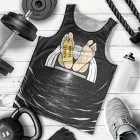 Funny Workplace Meme Office Humor Manager Men Tank Top Employee Job Joke Worked to Death