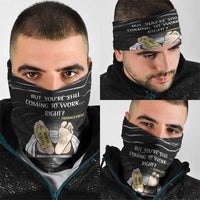 Funny Workplace Meme Office Humor Manager Neck Gaiter Employee Job Joke Worked to Death