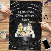 Funny Workplace Meme Office Humor Manager Puzzle Employee Job Joke Worked to Death