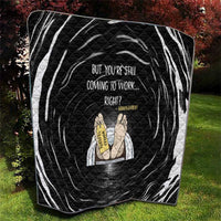 Funny Workplace Meme Office Humor Manager Quilt Employee Job Joke Worked to Death