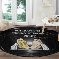 Funny Workplace Meme Office Humor Manager Round Carpet Employee Job Joke Worked to Death
