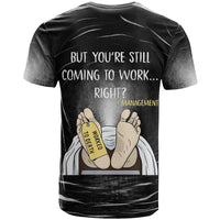 Funny Workplace Meme Office Humor Manager T Shirt Employee Job Joke Worked to Death