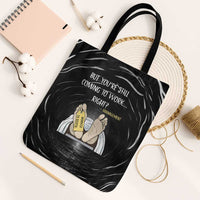 Funny Workplace Meme Office Humor Manager Tote Bag Employee Job Joke Worked to Death