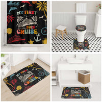 My First Cruise 2026 Bathroom Set Vacation Groovy Family Cruise Ship