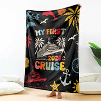 My First Cruise 2026 Blanket Vacation Groovy Family Cruise Ship