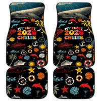 My First Cruise 2026 Car Mats Vacation Groovy Family Cruise Ship