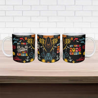 My First Cruise 2026 Ceramic Mug Vacation Groovy Family Cruise Ship