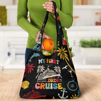 My First Cruise 2026 Grocery Bag Vacation Groovy Family Cruise Ship