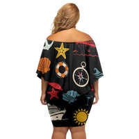 My First Cruise 2026 Off Shoulder Short Dress Vacation Groovy Family Cruise Ship
