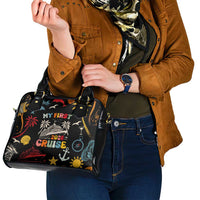 My First Cruise 2026 Shoulder Handbag Vacation Groovy Family Cruise Ship