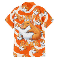 Capybara Sleep Hawaiian Shirt Sleepybara Nightdress