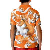 Capybara Sleep Kid Polo Shirt Sleepybara Nightdress
