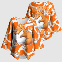 Capybara Sleep Kimono Sleeve Blouse Sleepybara Nightdress