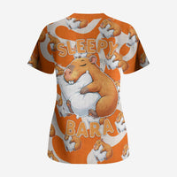 Capybara Sleep Scrub Top Sleepybara Nightdress