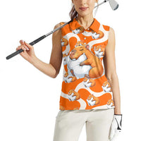 Capybara Sleep Women Sleeveless Polo Shirt Sleepybara Nightdress