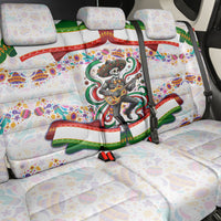 Cinco De Mayo Sugar Skull Mariachi Back Car Seat Cover Mexican Fiesta Floral Skeleton Guitar Folk Art