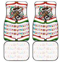 Cinco De Mayo Sugar Skull Mariachi Car Mats Mexican Fiesta Floral Skeleton Guitar Folk Art