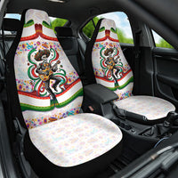 Cinco De Mayo Sugar Skull Mariachi Car Seat Cover Mexican Fiesta Floral Skeleton Guitar Folk Art