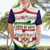 Cinco De Mayo Sugar Skull Mariachi Hawaiian Shirt Mexican Fiesta Floral Skeleton Guitar Folk Art