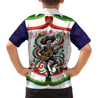 Cinco De Mayo Sugar Skull Mariachi Hawaiian Shirt Mexican Fiesta Floral Skeleton Guitar Folk Art