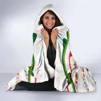 Cinco De Mayo Sugar Skull Mariachi Hooded Blanket Mexican Fiesta Floral Skeleton Guitar Folk Art