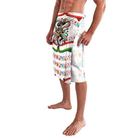 Cinco De Mayo Sugar Skull Mariachi Lavalava Mexican Fiesta Floral Skeleton Guitar Folk Art