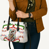 Cinco De Mayo Sugar Skull Mariachi Leather Bag Mexican Fiesta Floral Skeleton Guitar Folk Art