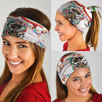 Cinco De Mayo Sugar Skull Mariachi Neck Gaiter Mexican Fiesta Floral Skeleton Guitar Folk Art
