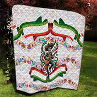 Cinco De Mayo Sugar Skull Mariachi Quilt Mexican Fiesta Floral Skeleton Guitar Folk Art