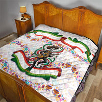 Cinco De Mayo Sugar Skull Mariachi Quilt Mexican Fiesta Floral Skeleton Guitar Folk Art