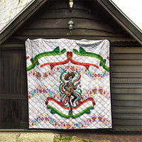 Cinco De Mayo Sugar Skull Mariachi Quilt Mexican Fiesta Floral Skeleton Guitar Folk Art