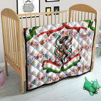Cinco De Mayo Sugar Skull Mariachi Quilt Mexican Fiesta Floral Skeleton Guitar Folk Art