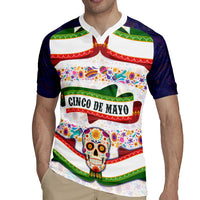 Cinco De Mayo Sugar Skull Mariachi Rugby Jersey Mexican Fiesta Floral Skeleton Guitar Folk Art