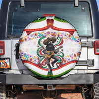 Cinco De Mayo Sugar Skull Mariachi Spare Tire Cover Mexican Fiesta Floral Skeleton Guitar Folk Art