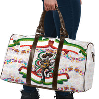 Cinco De Mayo Sugar Skull Mariachi Travel Bag Mexican Fiesta Floral Skeleton Guitar Folk Art