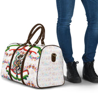 Cinco De Mayo Sugar Skull Mariachi Travel Bag Mexican Fiesta Floral Skeleton Guitar Folk Art