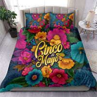 Cinco De Mayo Bedding Set Mariachi Dancer - Vibrant Mexican Floral Fiesta Guitar Folk Art