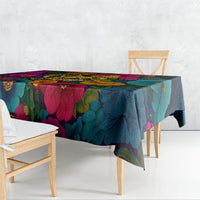 Cinco De Mayo Tablecloth Mariachi Dancer - Vibrant Mexican Floral Fiesta Guitar Folk Art
