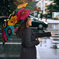 Cinco De Mayo Umbrella Mariachi Dancer - Vibrant Mexican Floral Fiesta Guitar Folk Art