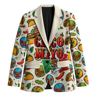 Cinco De Mayo Blazer Lucha Libre Wrestler - Pop Art Comic Style Mexican Fiesta Taco