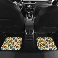 Cinco De Mayo Car Mats Lucha Libre Wrestler - Pop Art Comic Style Mexican Fiesta Taco