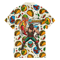 Cinco De Mayo Hawaiian Shirt Lucha Libre Wrestler - Pop Art Comic Style Mexican Fiesta Taco