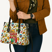 Cinco De Mayo Leather Bag Lucha Libre Wrestler - Pop Art Comic Style Mexican Fiesta Taco